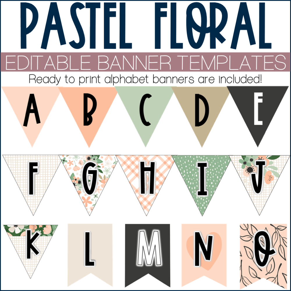 printable banner letters