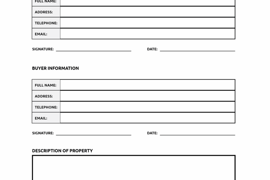 Printable Bill Of Sale World Of Printables