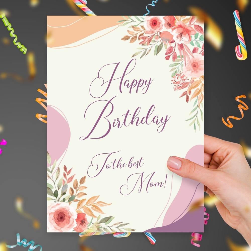 happy birthday mother cards printable