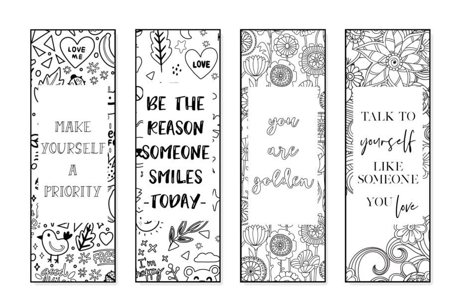 Printable Bookmarks To Color 120 For Adults U0026 Kids World Of Printables