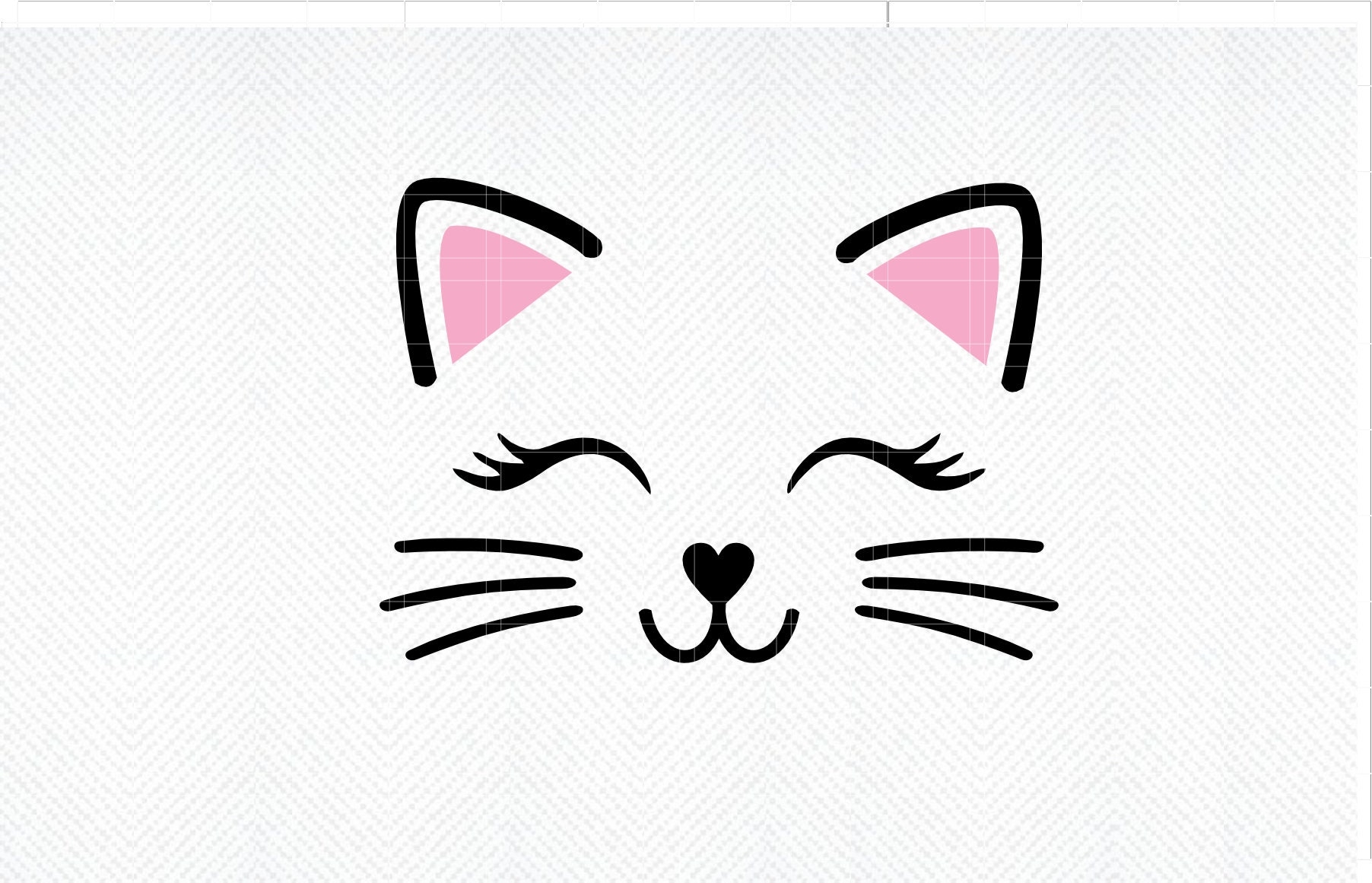 cat face printable