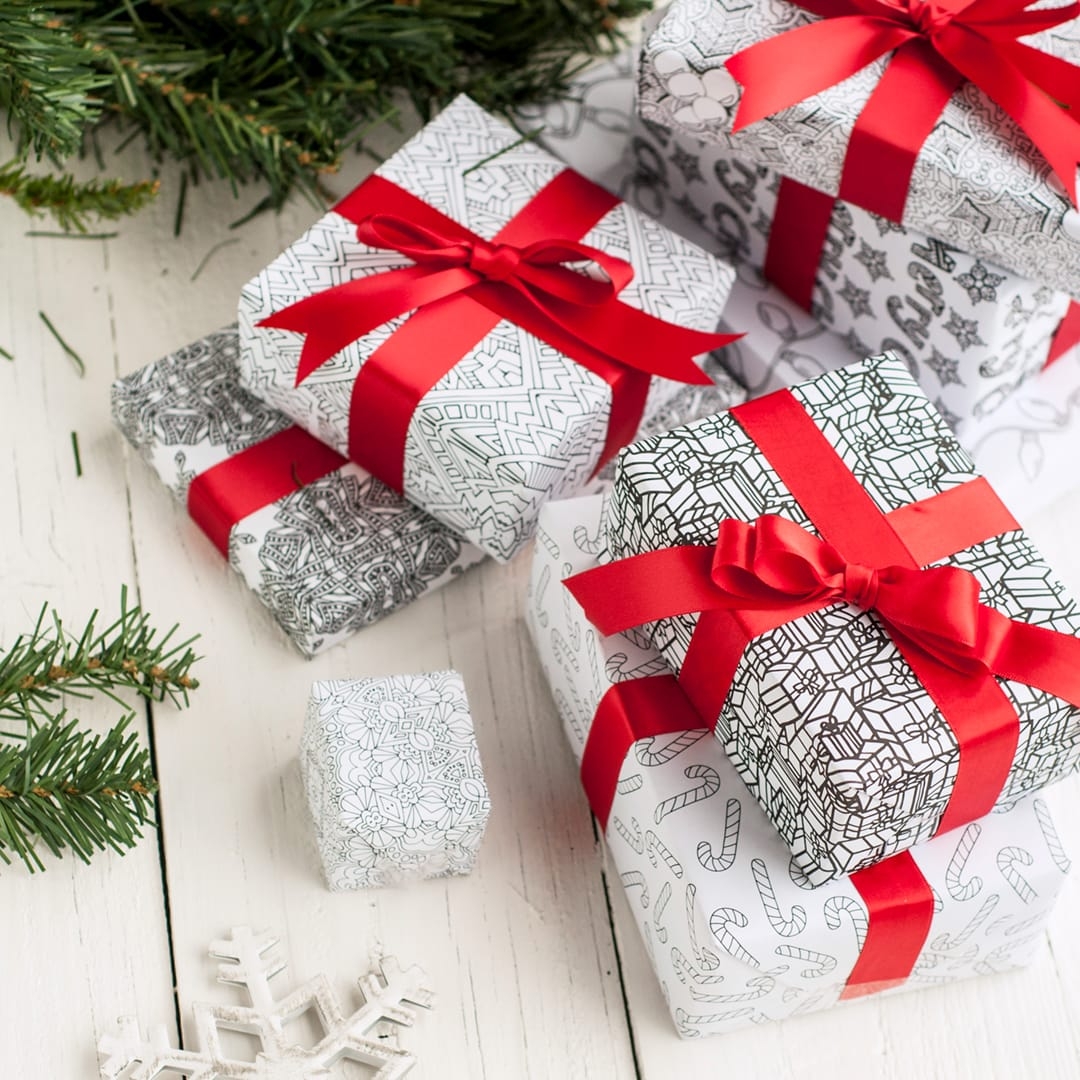 printable xmas wrapping paper