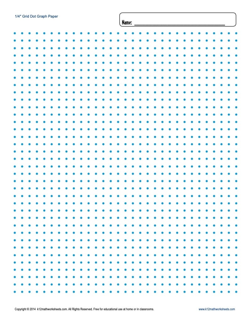free printable 1/4 inch graph paper
