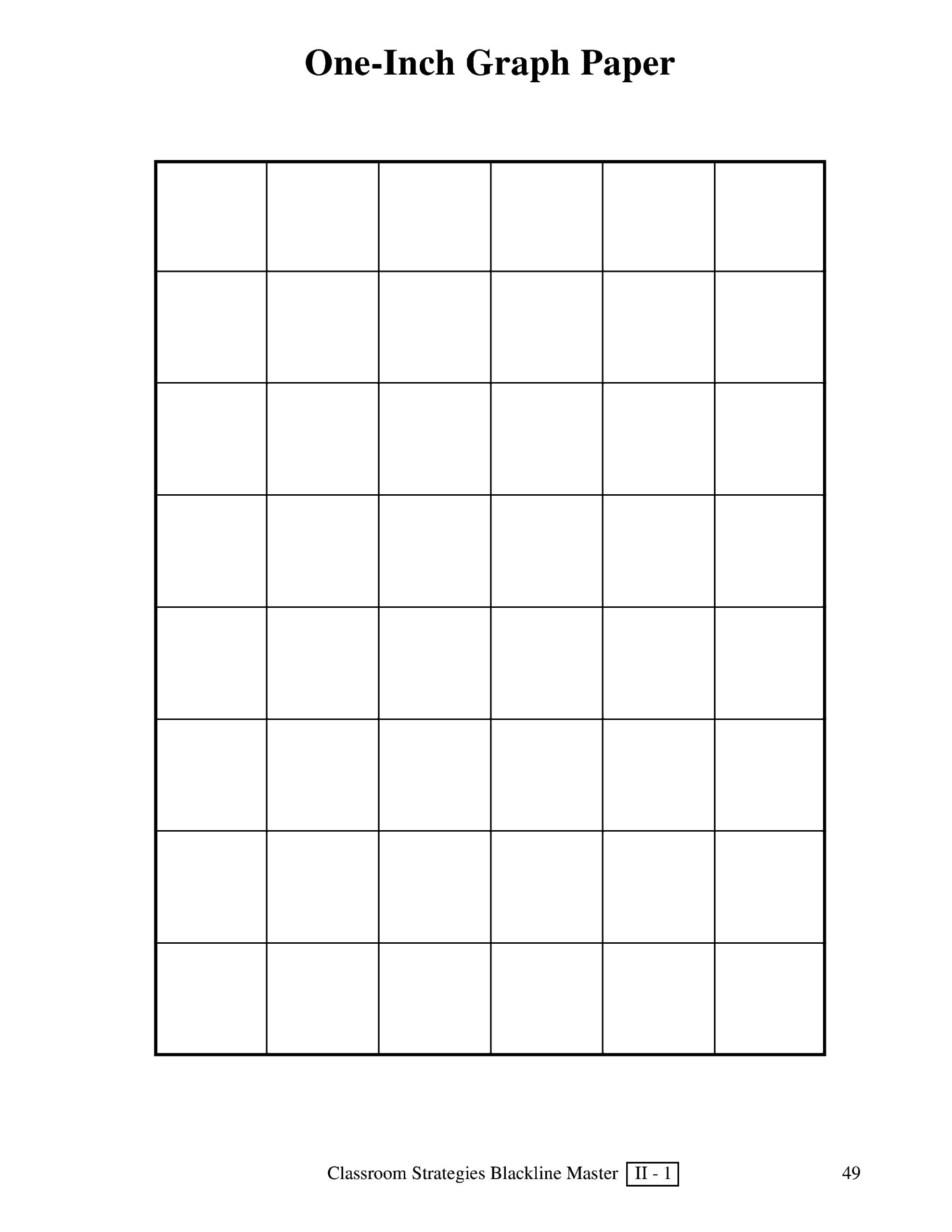 printable one inch grid paper