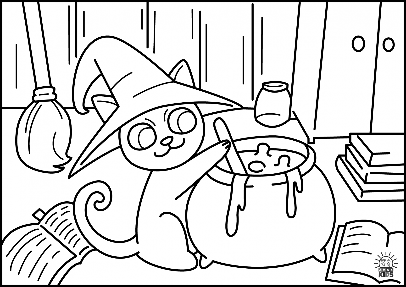 printable halloween coloring page