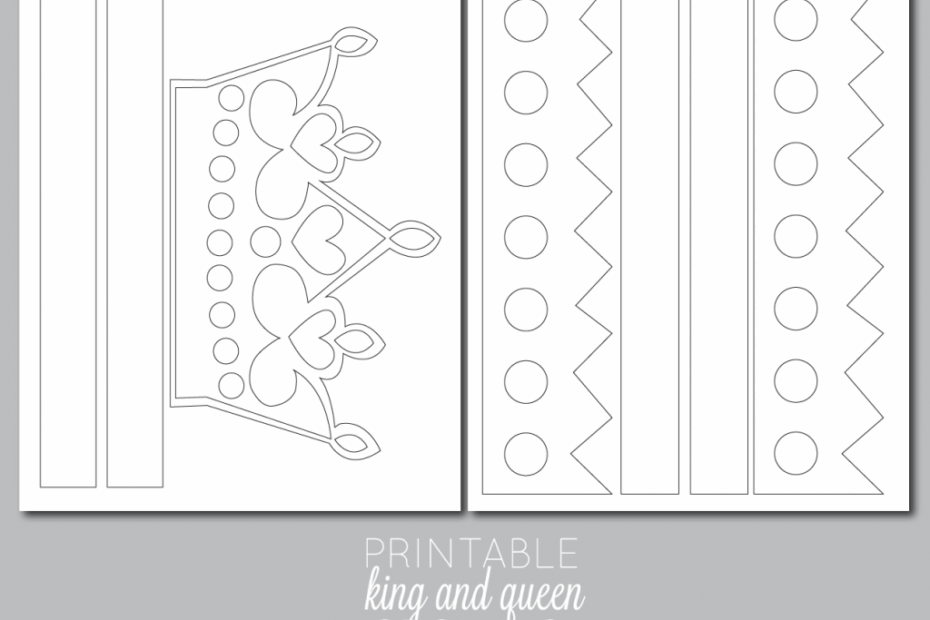 Printable Kings And Queens Crowns A Fun DIY For Make Believe