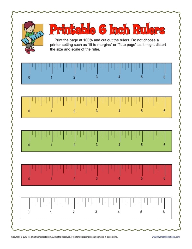mm ruler printable