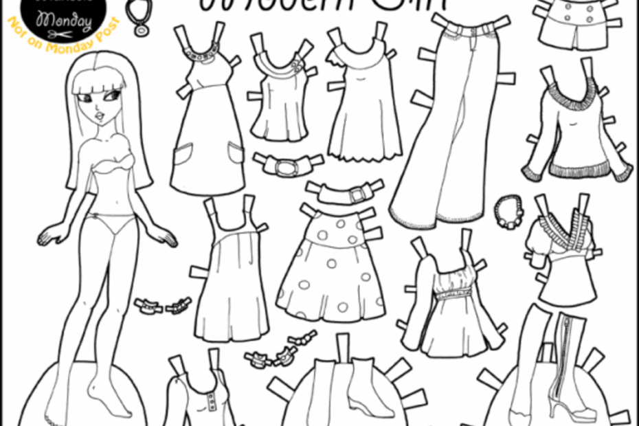 Printable Paper Dolls Free Paper Dolls And Clothes For Kids Worksheets Library