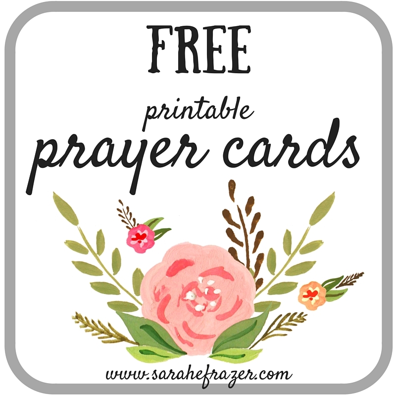 Printable Prayer Cards Issue 1 U0026 TuesTalk Sarah E Frazer