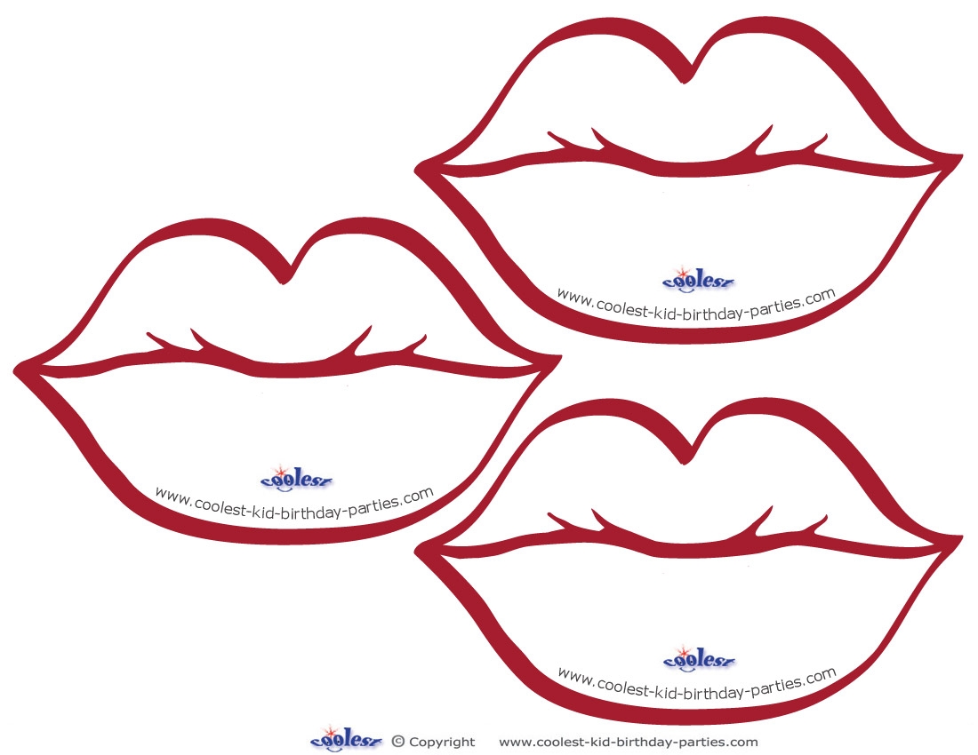 mouth template printable