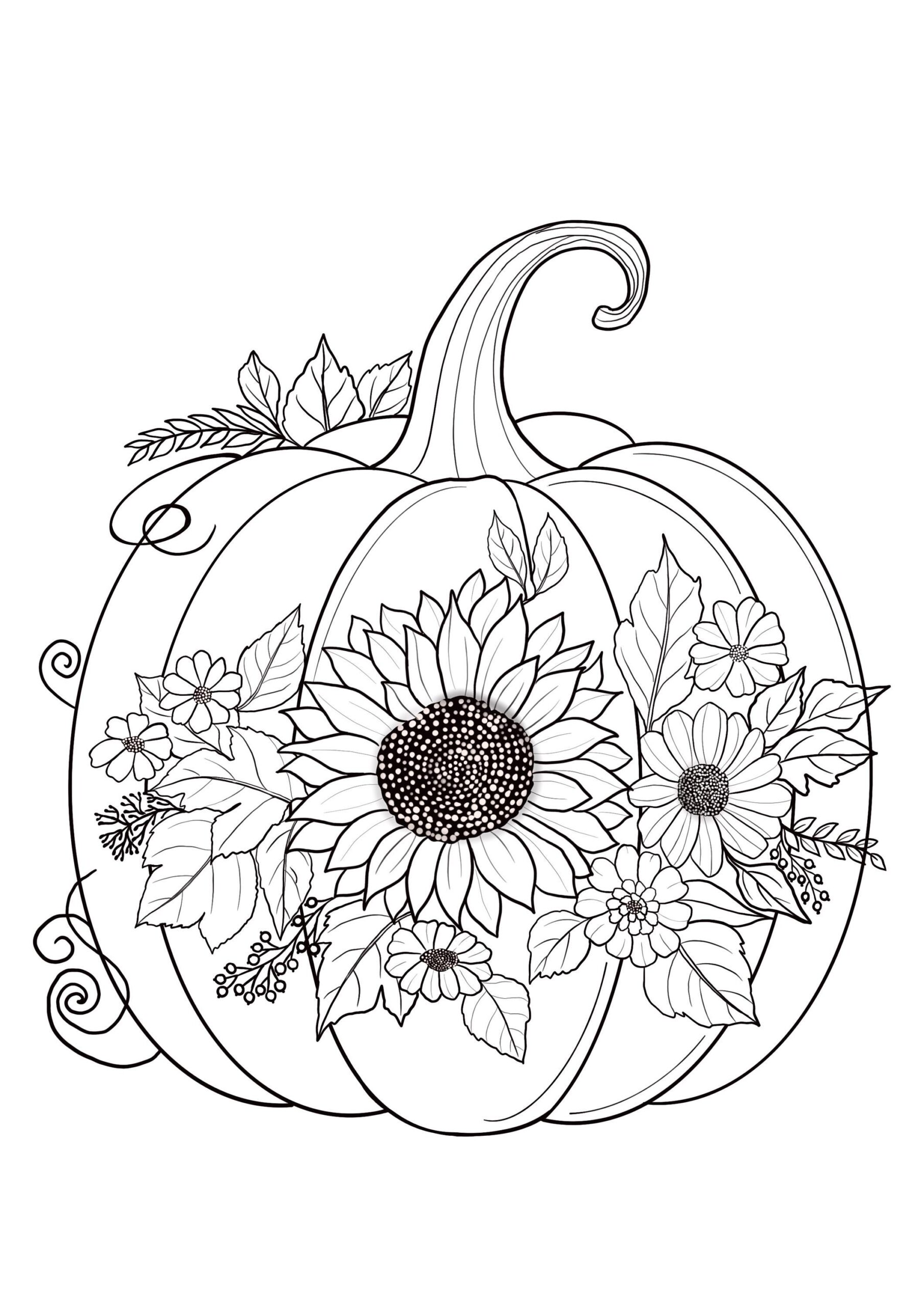 printable fall pictures to color