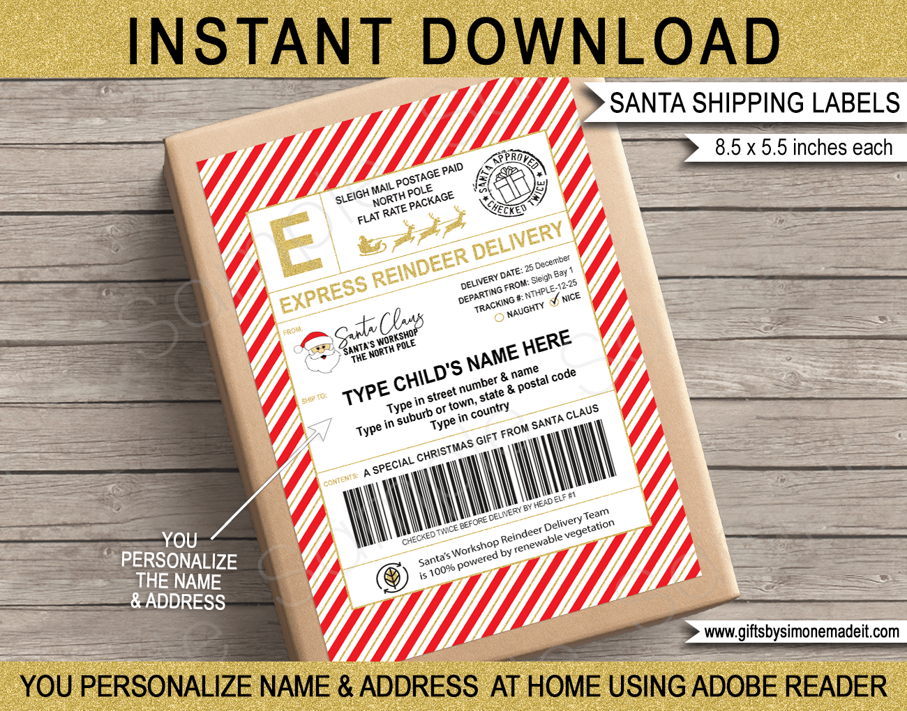 printable usps label