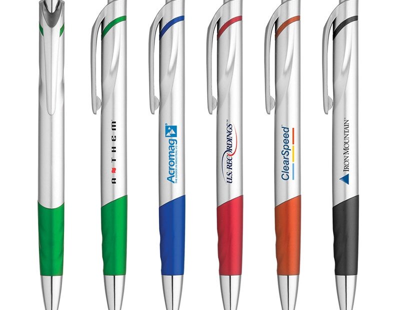 Printable Silver Munich Ballpoint Pen