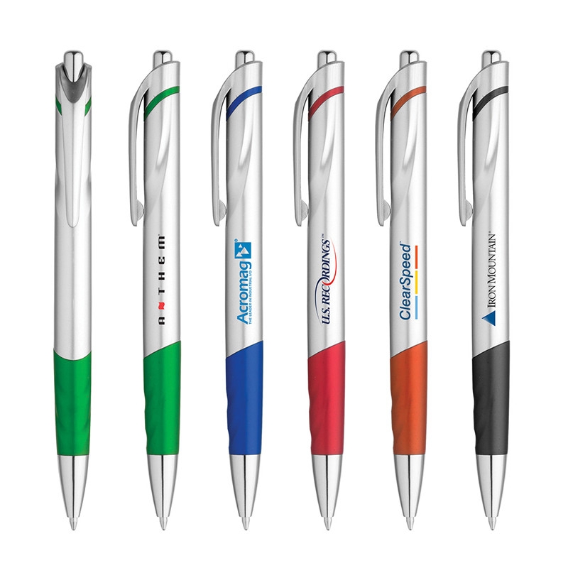 Printable Silver Munich Ballpoint Pen