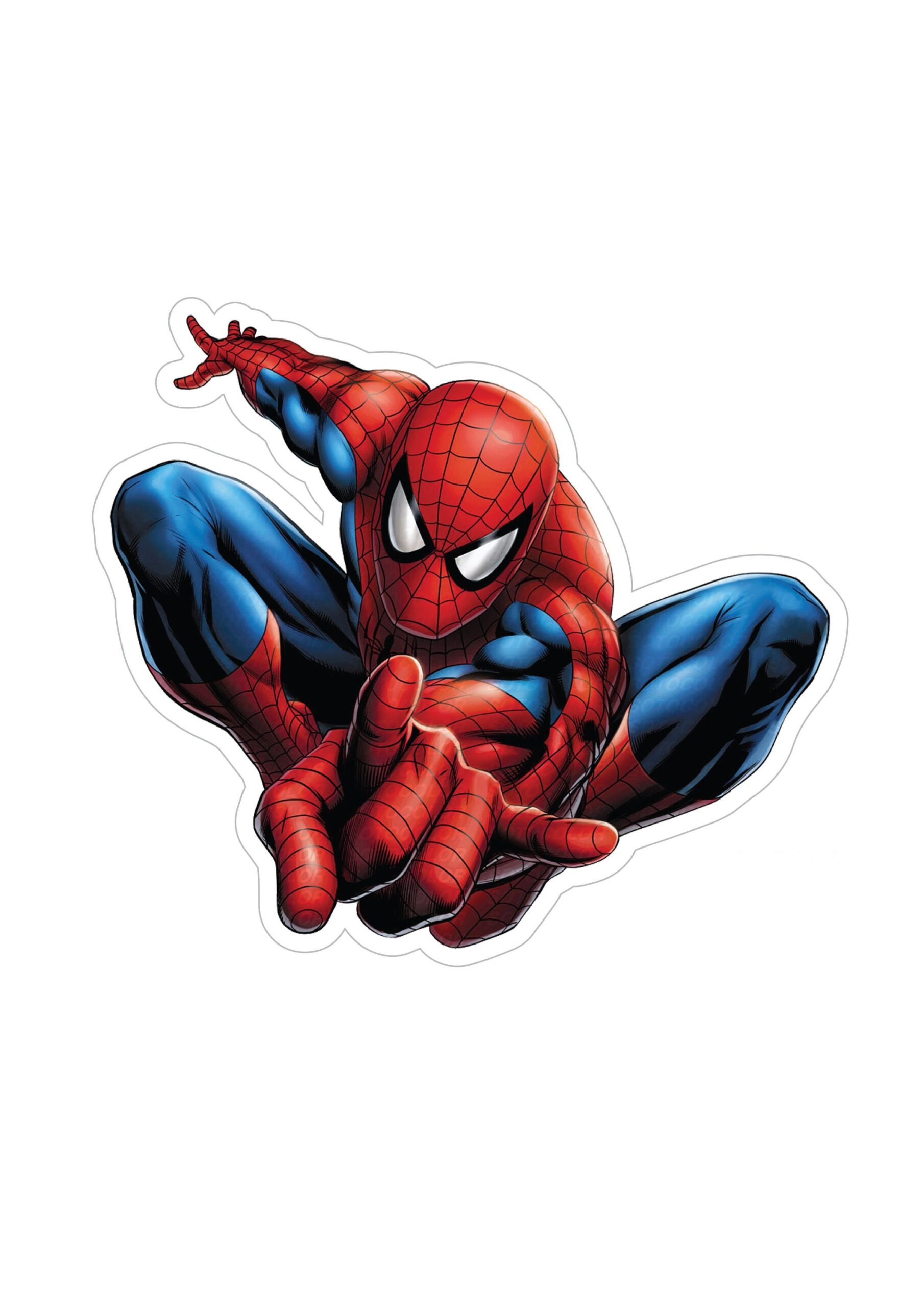 Printable Spiderman PNG Cake Topper Digital Download Ready To Print And Handcut Instant Download Contour PNG