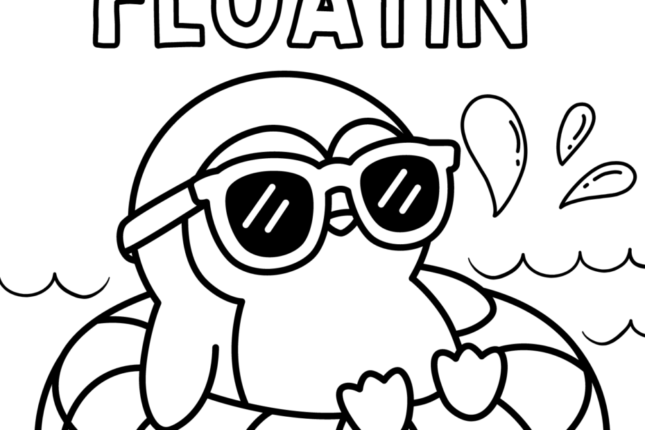 Printable Summer Coloring Pages Crafty Morning