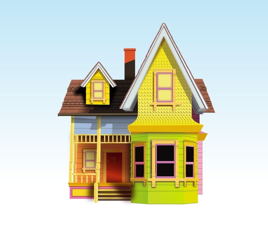 Printable Up House Papercraft Printable Papercrafts Printable Worksheets Library