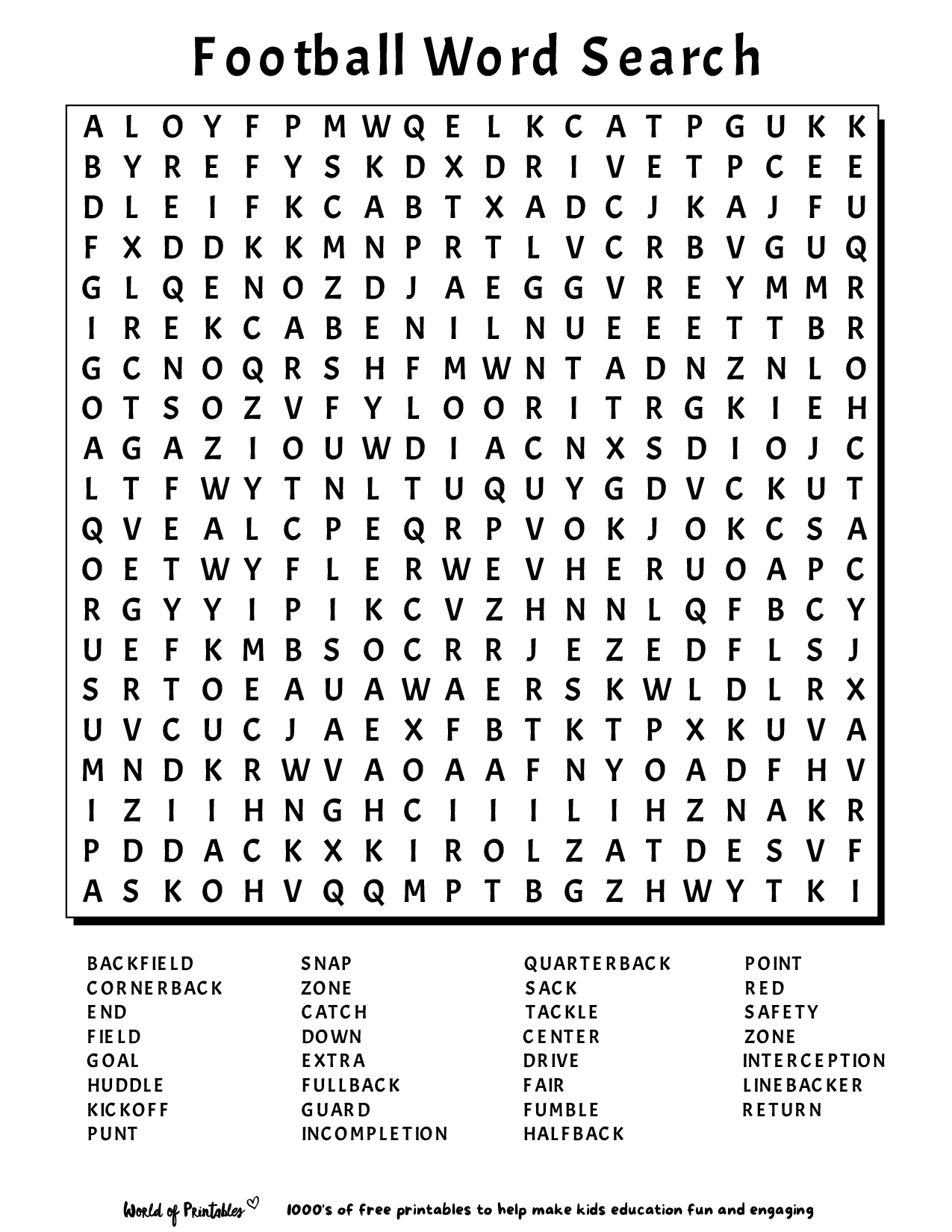 template for word search puzzle pdf