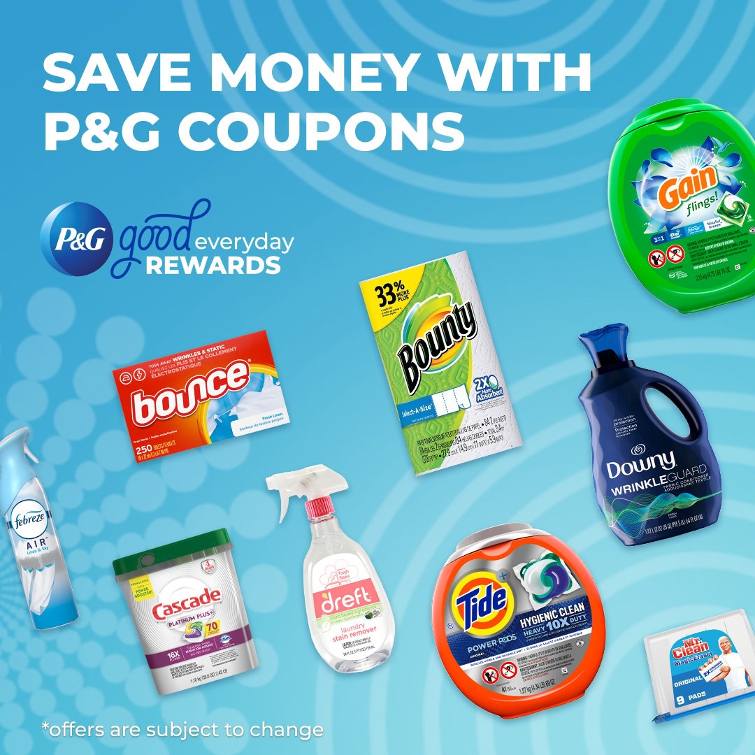Pu0026G Good Everyday Print Coupons And Earn Rewards Thrifty Jinxy
