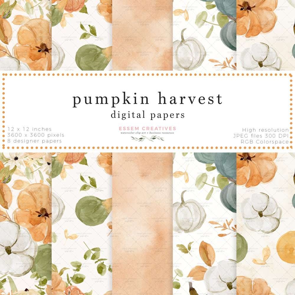 free printable fall scrapbook paper
