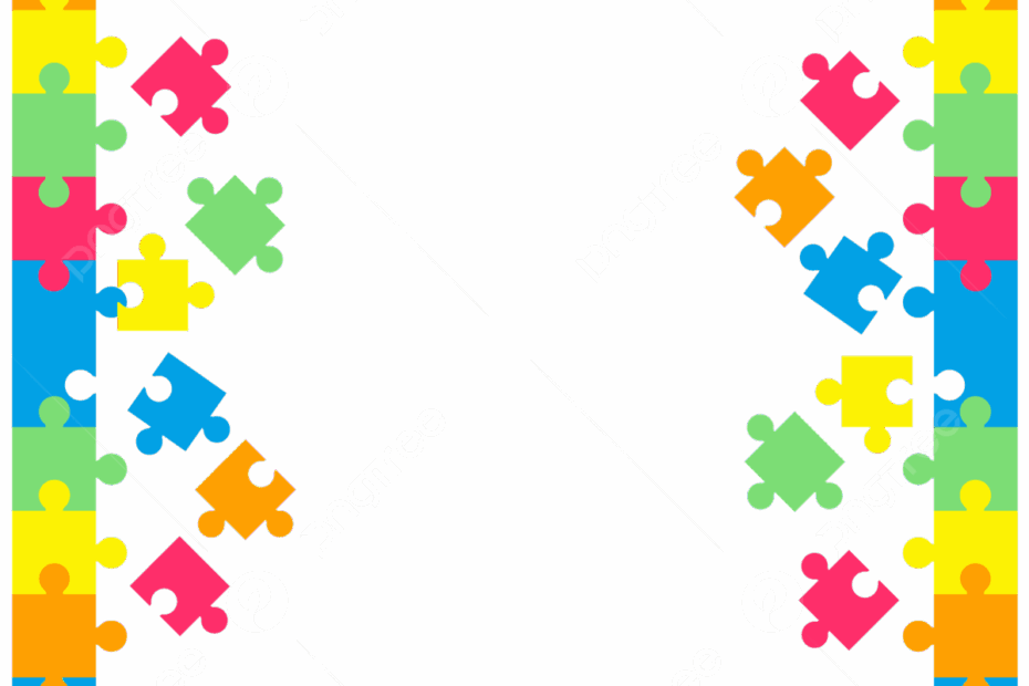 Puzzle Border Clipart Transparent PNG Hd Colorful Puzzle Border