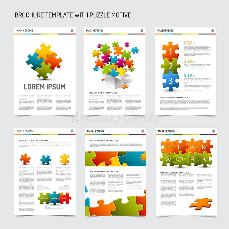 Puzzle Brochure Stock Illustrations 5 390 Puzzle Brochure Stock Illustrations Vectors U0026 Clipart Dreamstime