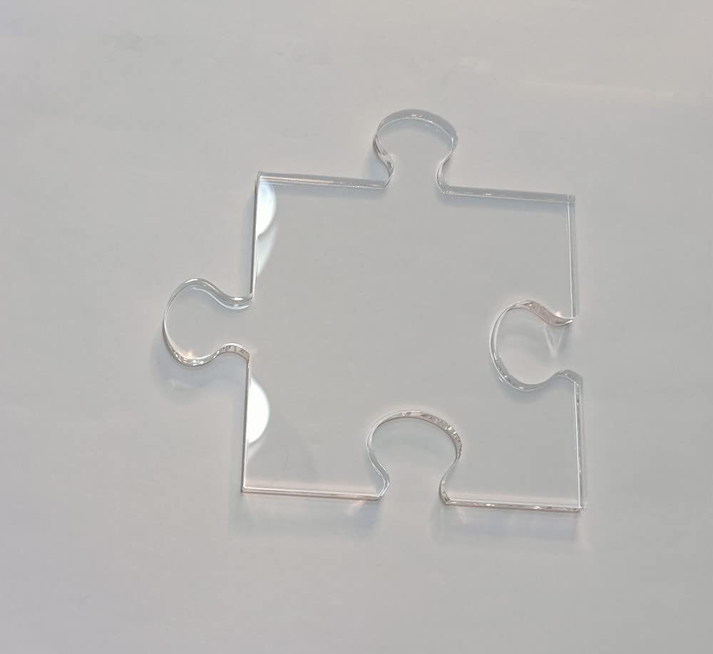 Puzzle Coaster Template Clear Acrylic Template Woodworking Router Template Amazon co uk Home U0026 Kitchen