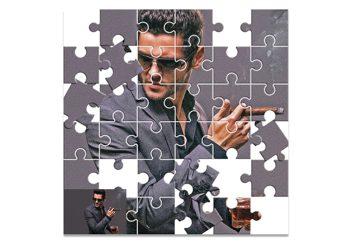 Puzzle Effect Photoshop Action FilterGrade