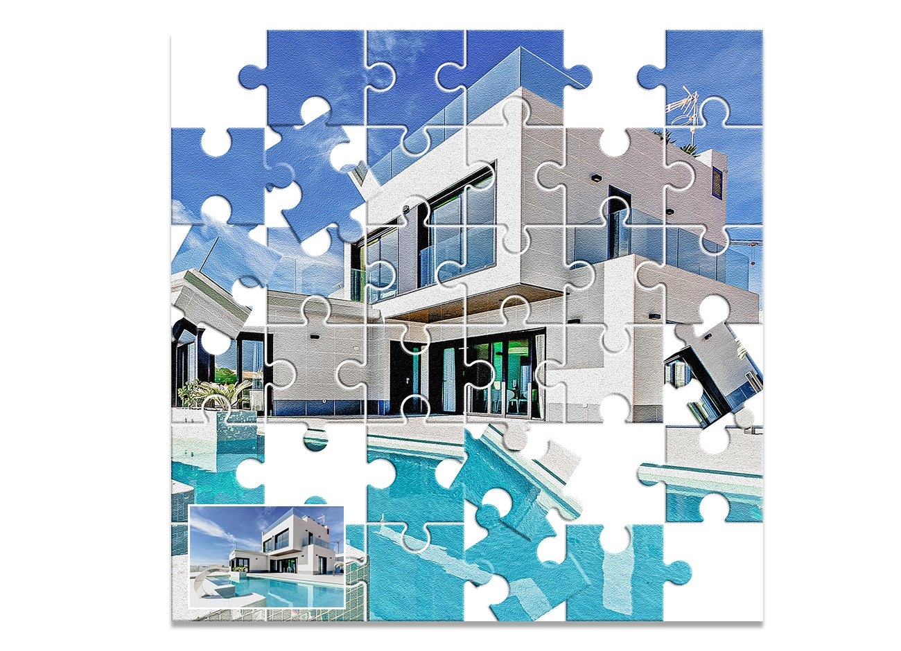 Puzzle Effect Photoshop Action FilterGrade