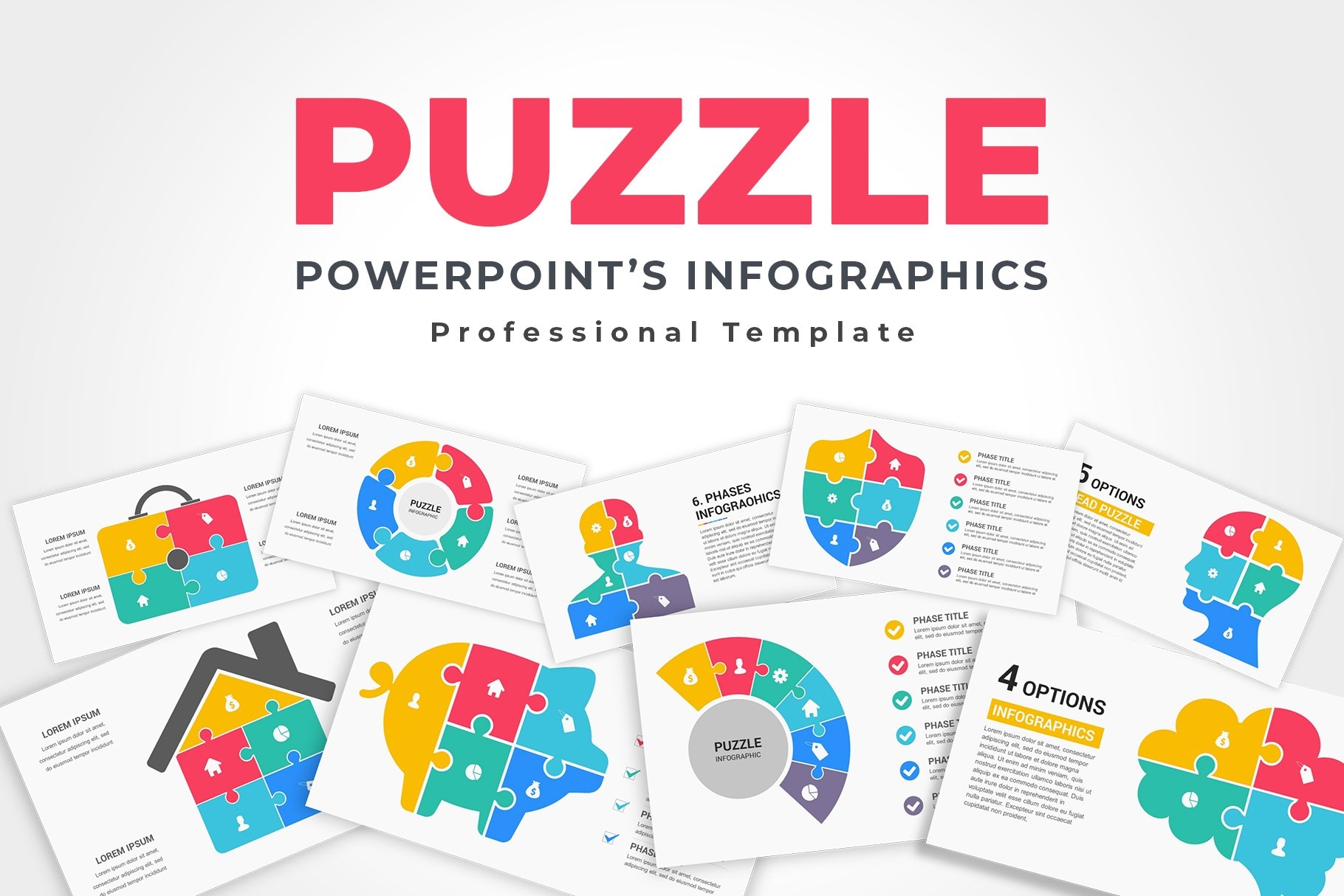 puzzle powerpoint presentation template
