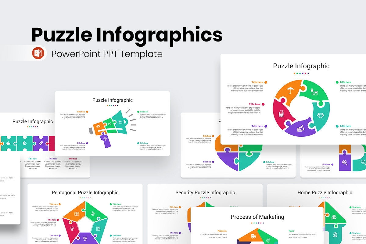 office powerpoint templates puzzle