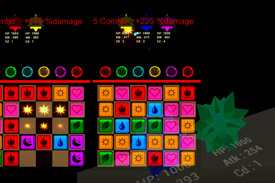 Puzzle Match 3 Template Fab