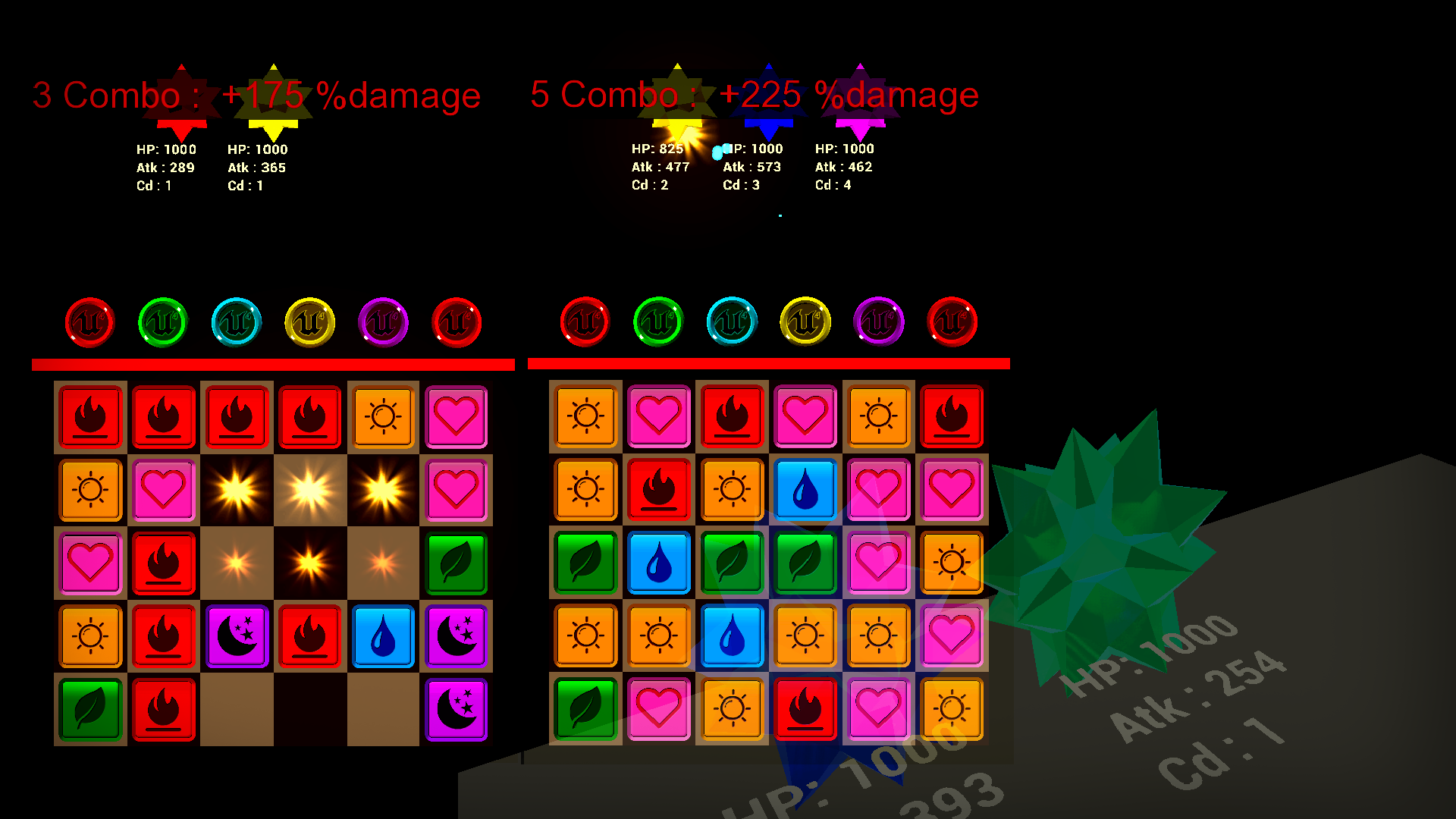 Puzzle Match 3 Template Fab