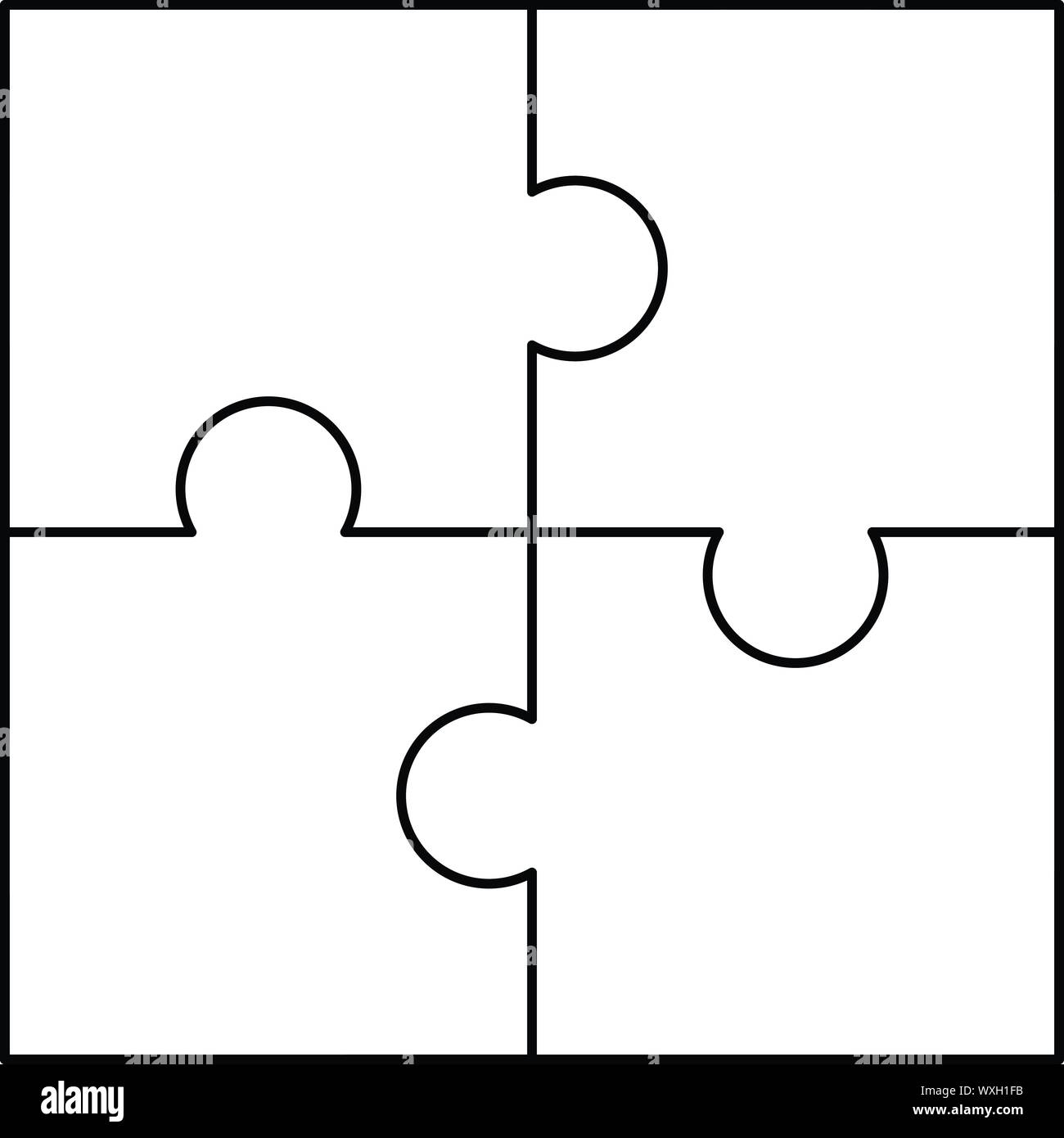 Puzzle Pattern Outline Illustration Of Puzzle Vector Pattern For Web Design Stock Vector Image U0026 Art Alamy