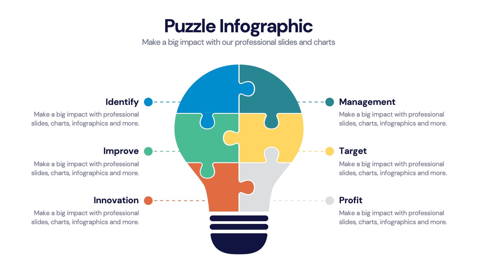 Puzzle Piece Infographic Presentation Template