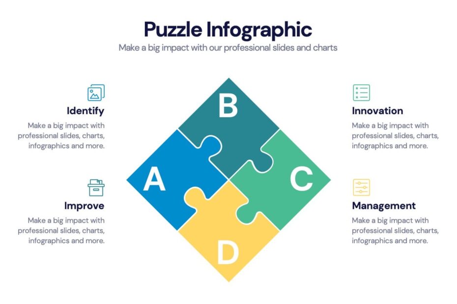 Puzzle Piece Infographic Presentation Template