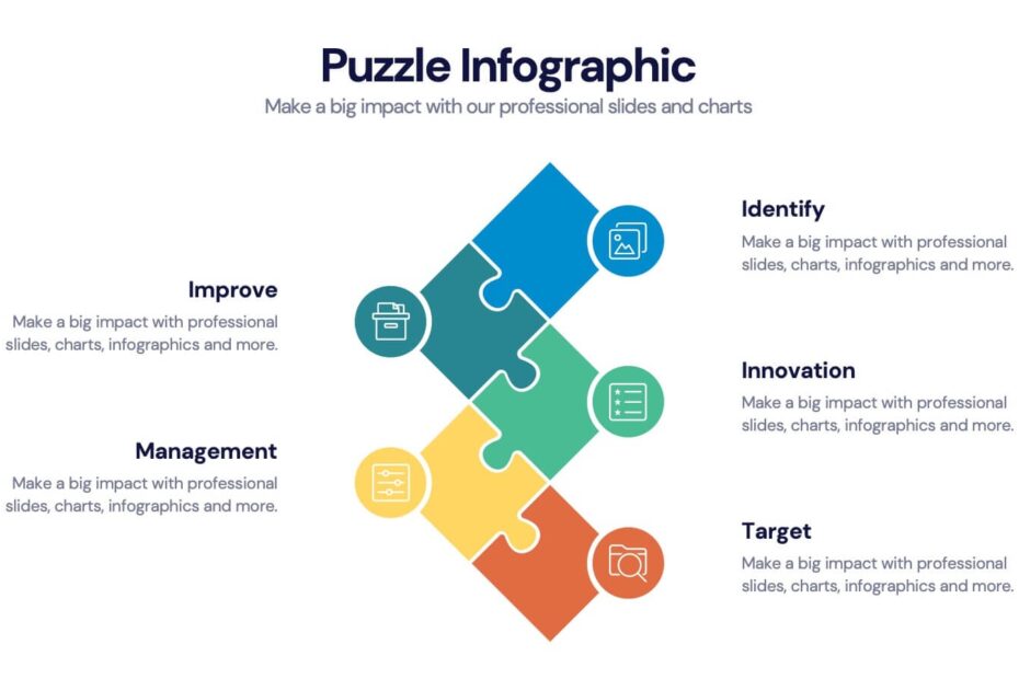 Puzzle Piece Infographic Presentation Template