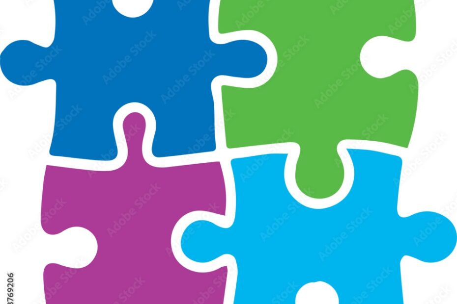 Puzzle Piece SVG Cut Files Autism Awareness Day SVG Autism