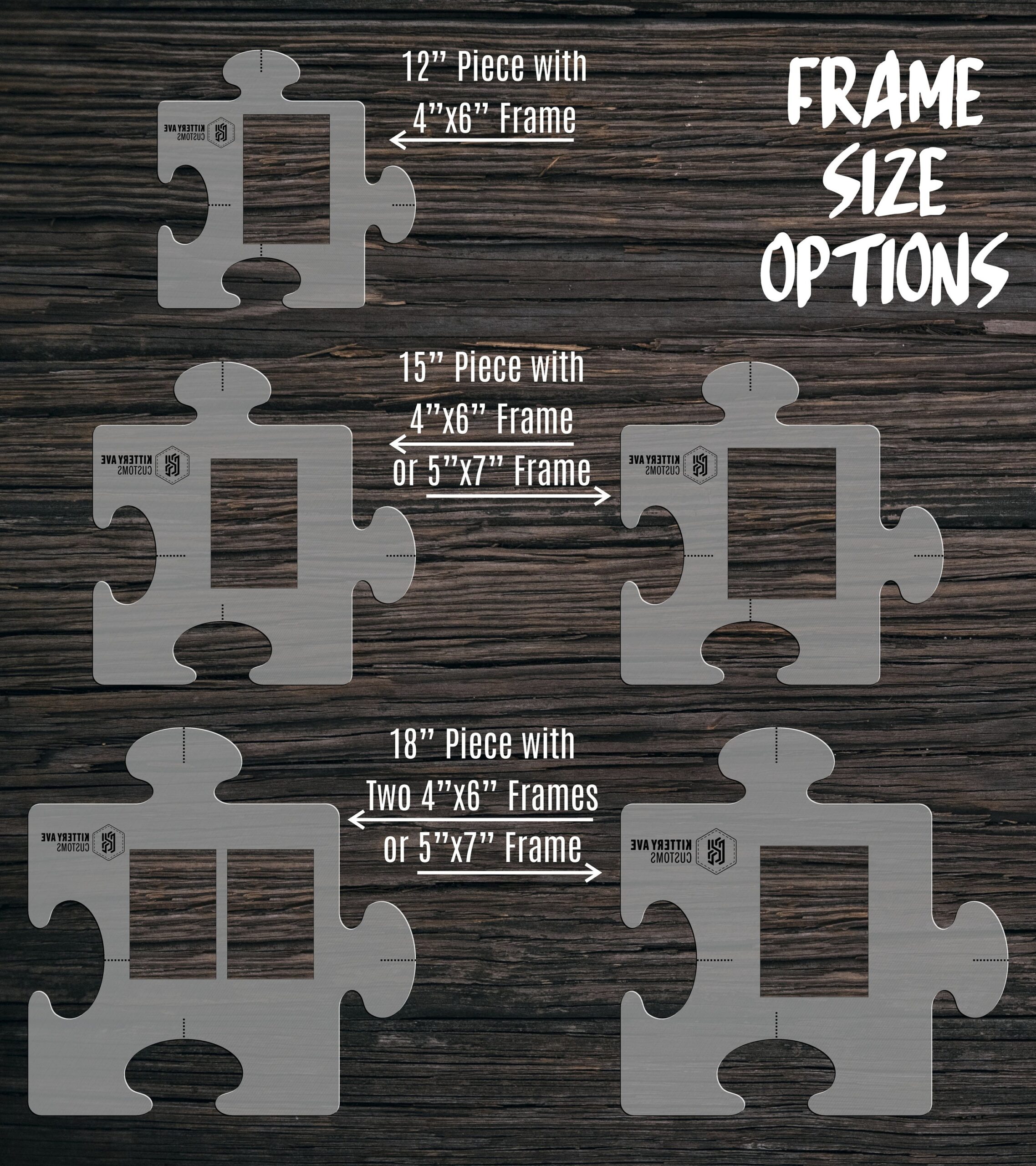 Puzzle Piece Template Router Template Picture Frame Cutting 