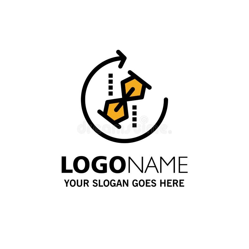 Puzzle Repeat Recycle Puzzle Joint Line Icon With 5 Steps 