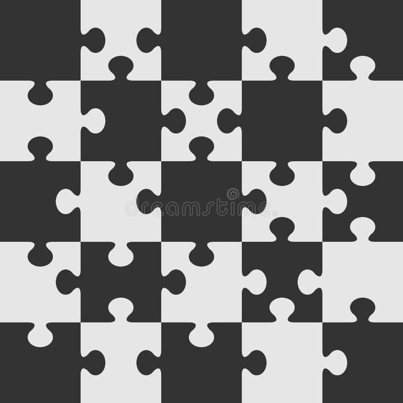 Puzzle Vector Template Stock Vector Illustration Of Interlock 12610683