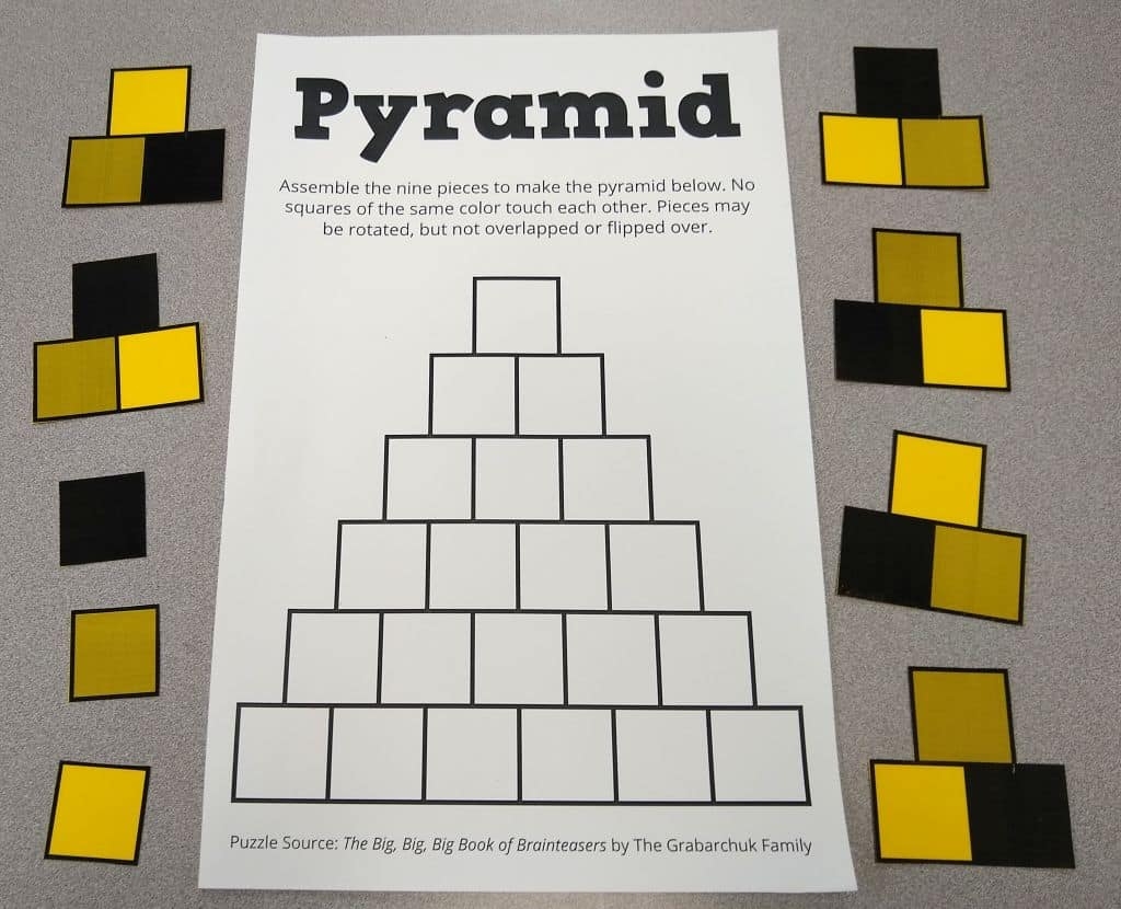 Pyramid Puzzle Math U003d Love