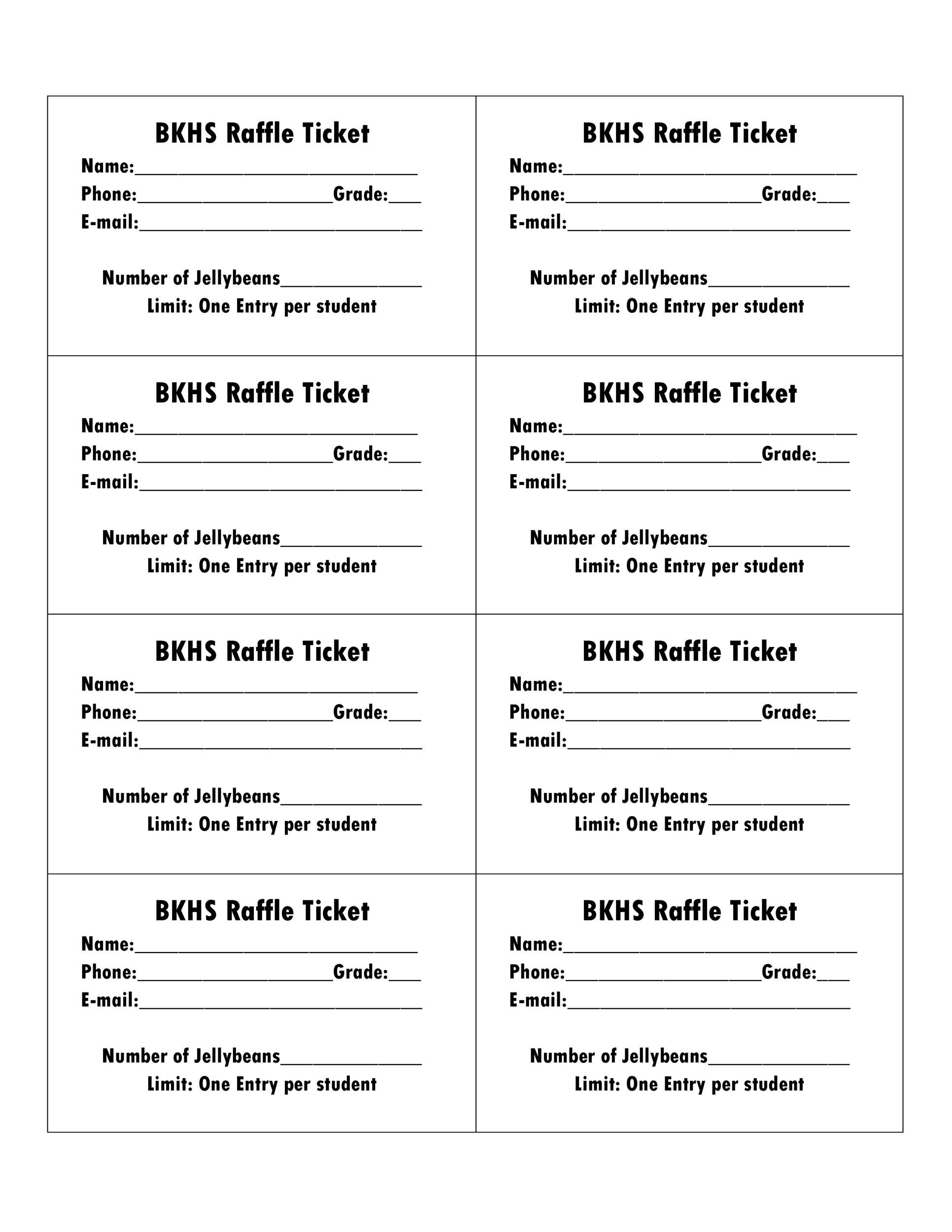 blank printable ticket templates