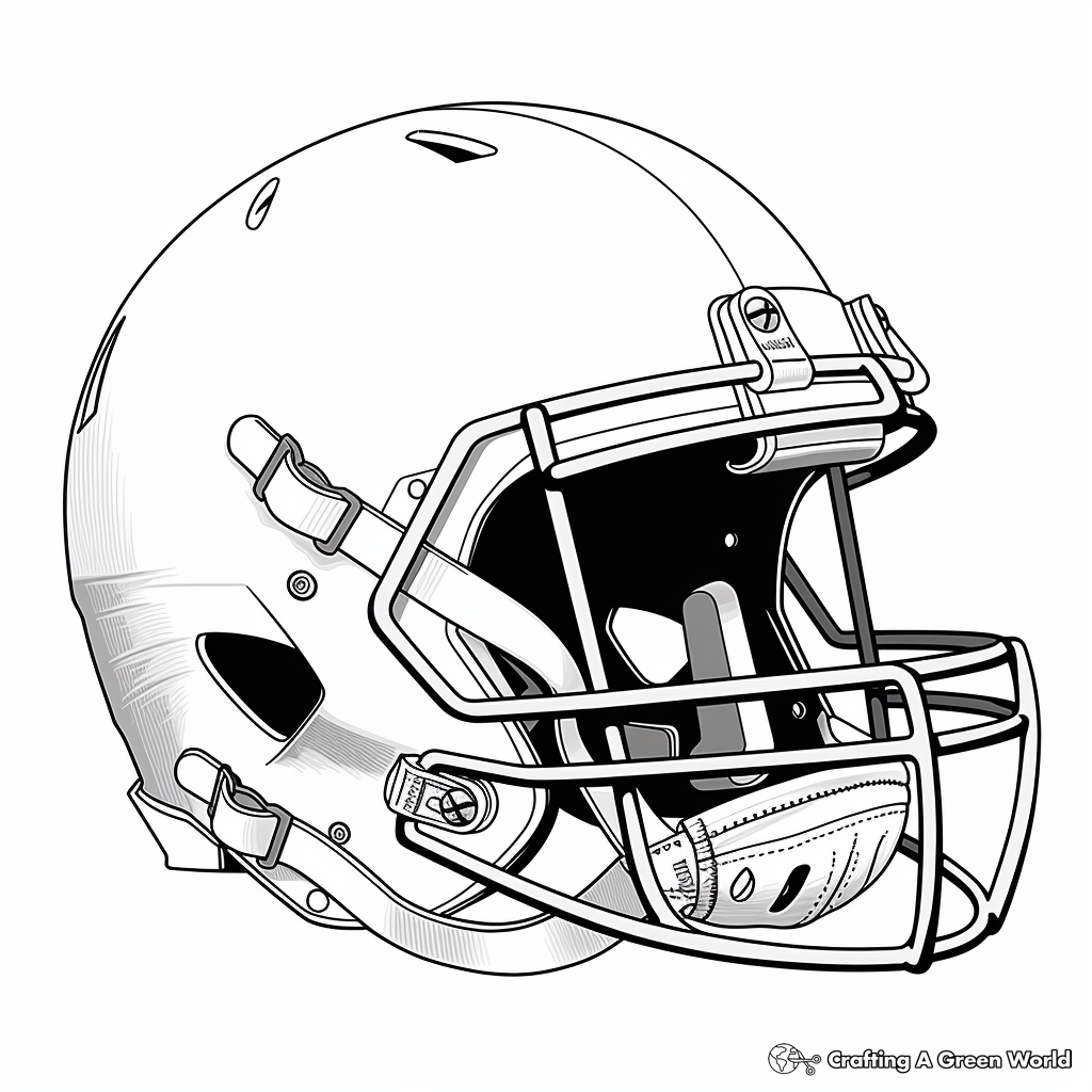 Realistic Football Coloring Pages Free U0026 Printable 