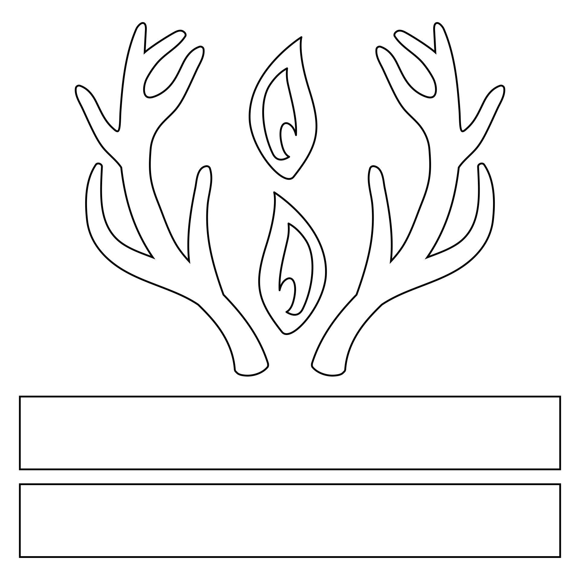 reindeer antler template printable free
