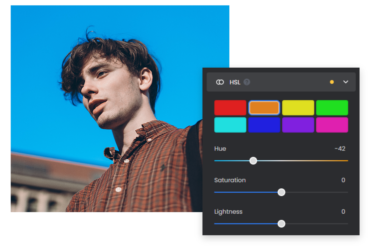 change a picture color