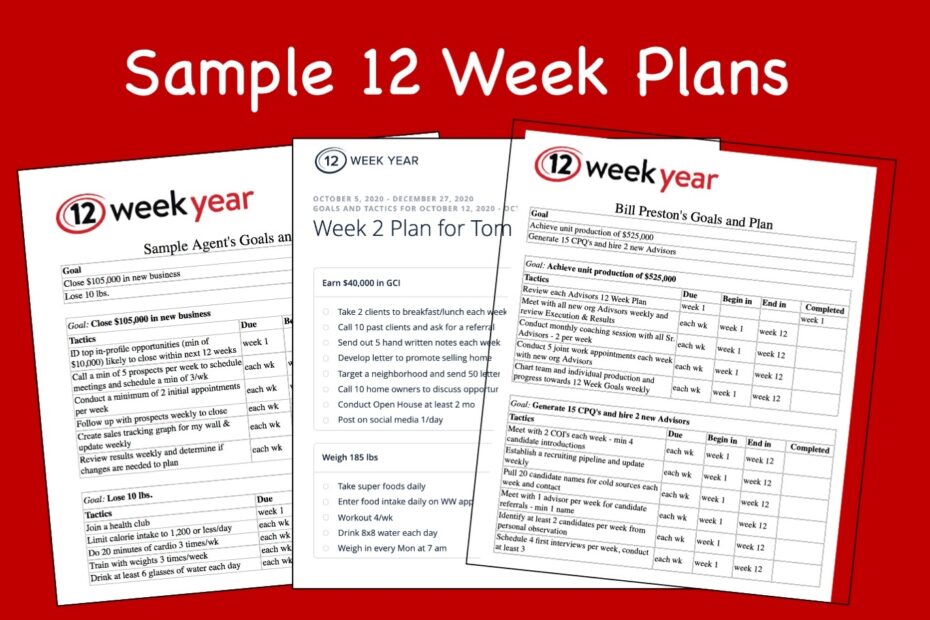 Resources 12 Week Year