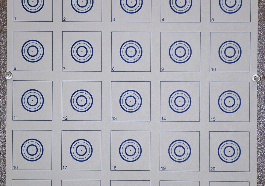 Rimfire Benchrest Targets River Bend Gun Club