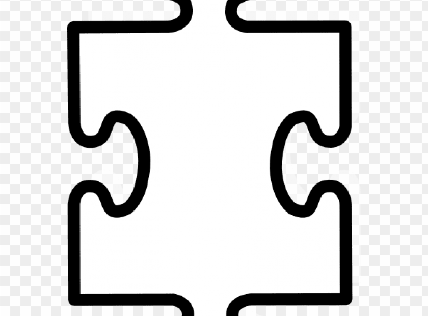 Rintable Puzzle Pieces Template Puzzle Piece Clipart PNG