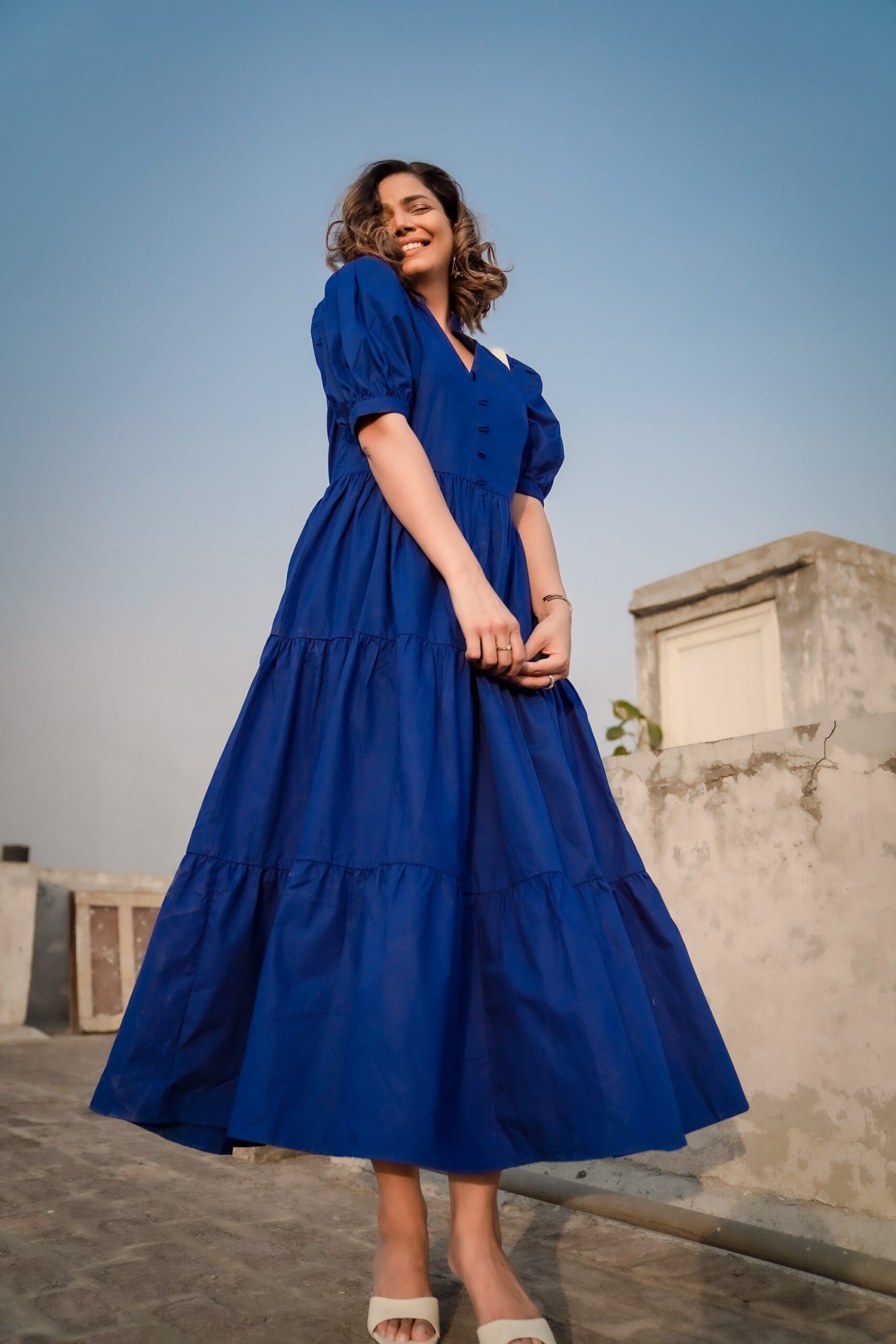 royal blue color dress